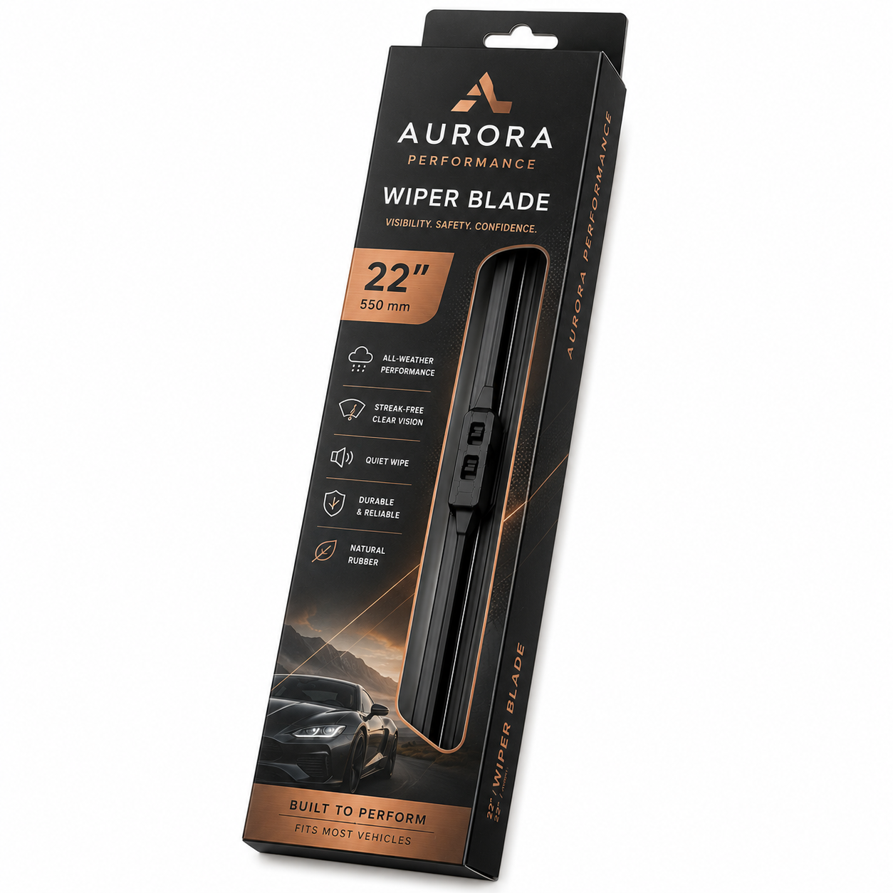 luxury window blade packaging box