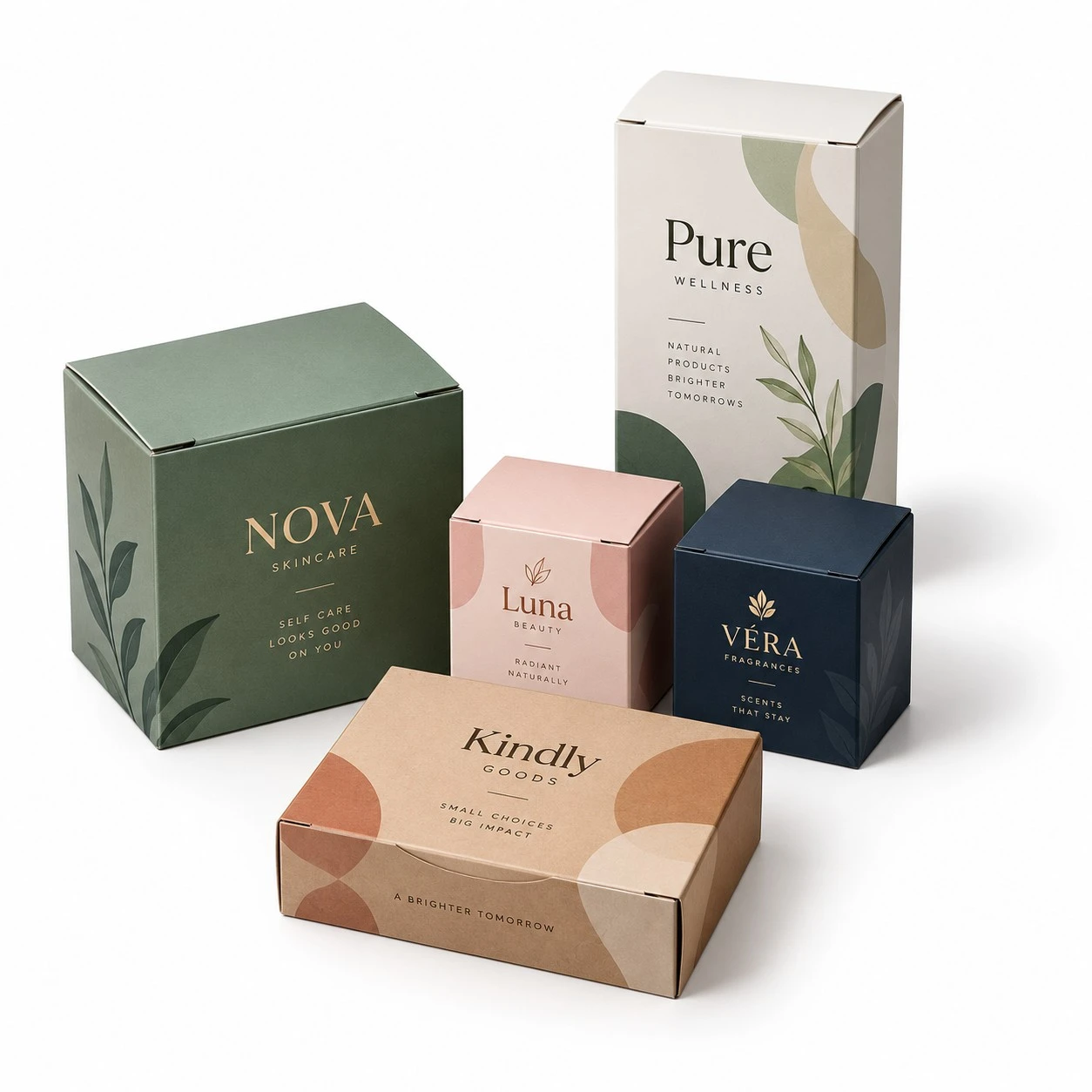 Minimalist Wellness Packaging Collection
