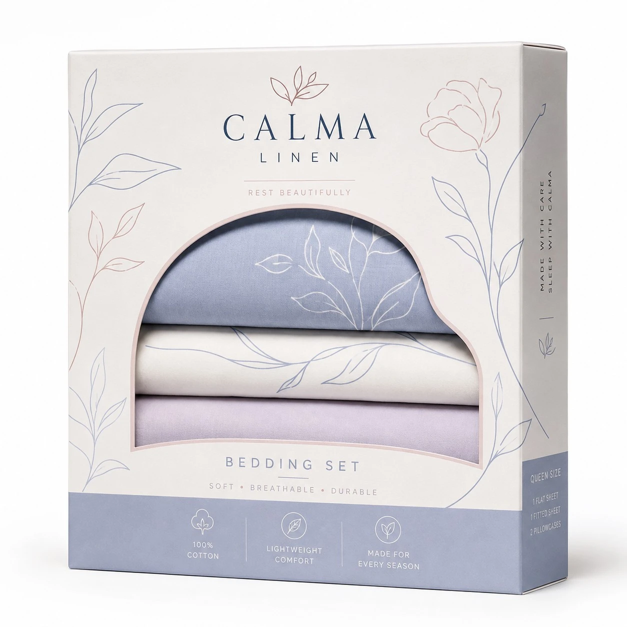 minimalist window bedding carton