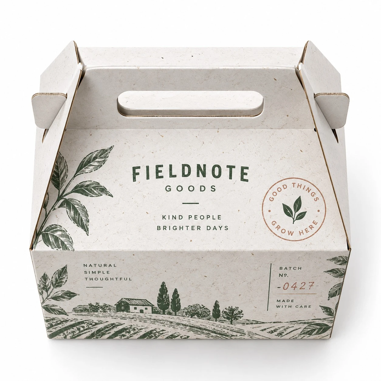 white gable boxes fieldnote eco stamp design.webp