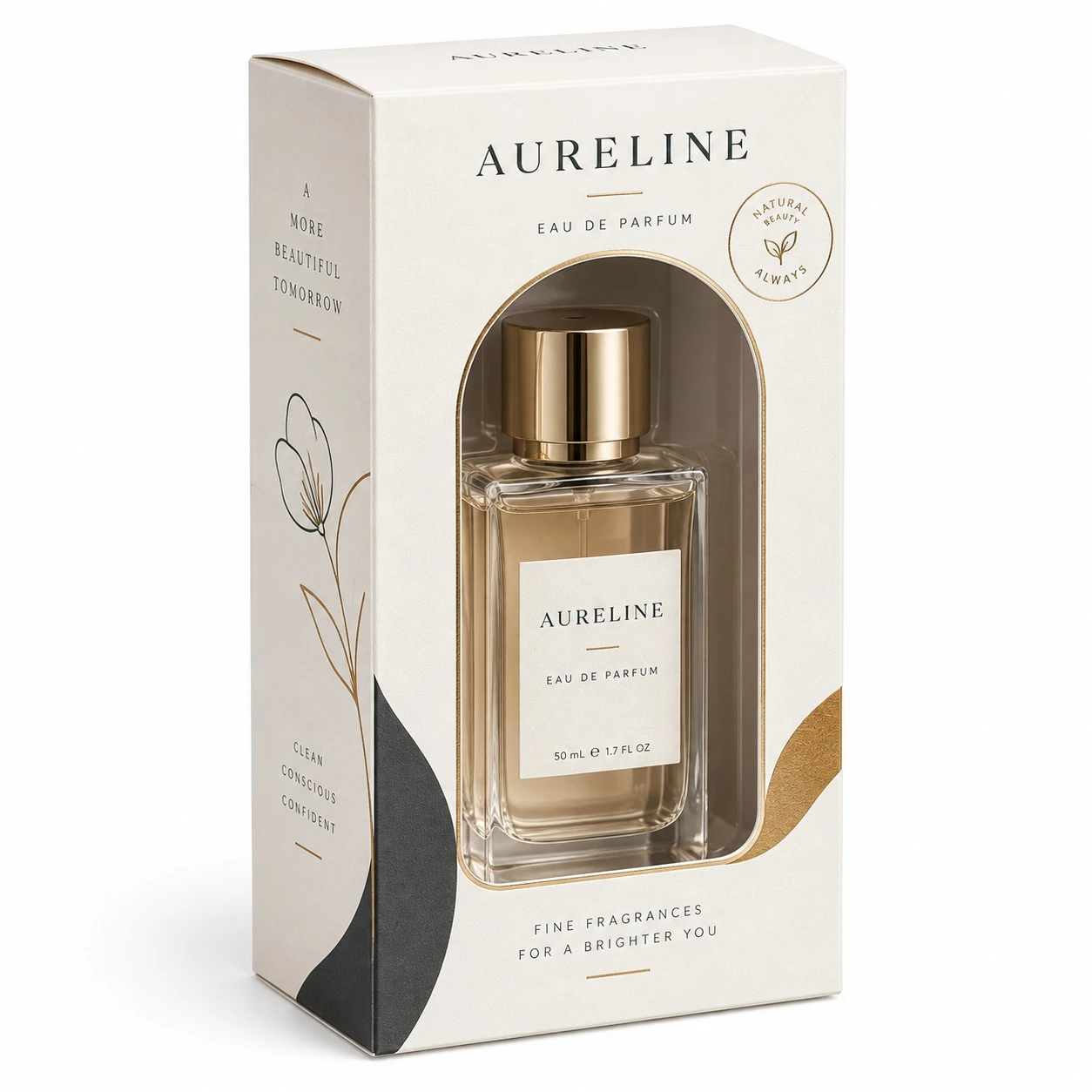 window display box aureline perfume arched window